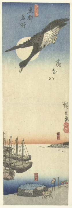 広重　東都名所　高輪