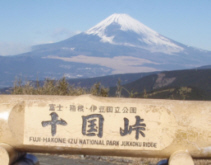 十国峠と富士山