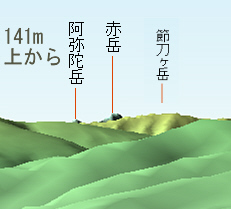 図35カシバード画像の富士山右側後ろ状態