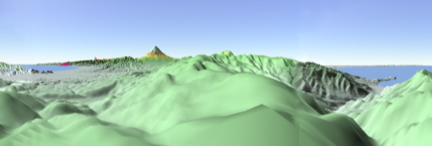 図5　実景を横幅だけ50％に圧縮した図