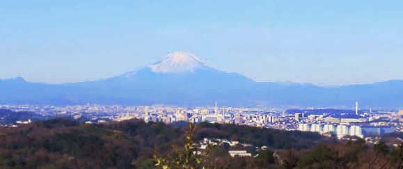 鎌倉からの富士山