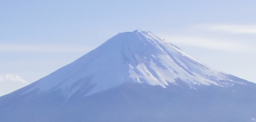御坂黒岳からの富士山 14:11