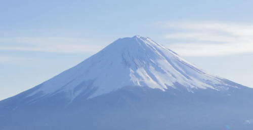 御坂黒岳からの富士山 14:17