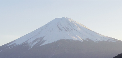 御坂黒岳からの富士山 16:15