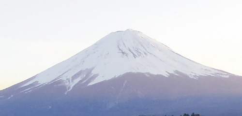 御坂黒岳からの富士山 16:28
