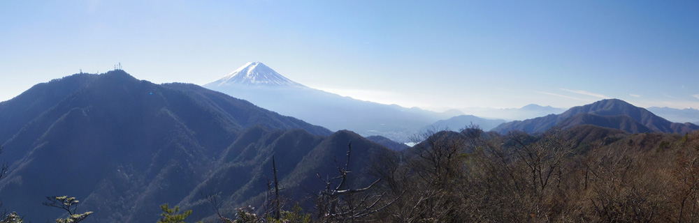 本社ヶ丸からの富士山
