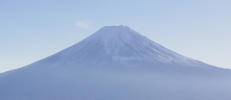 富士山中腹に眠る犬 14:44
