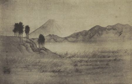 富士十二景甲斐大月原