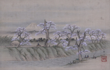 富士十二景小金井堤