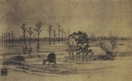 富士十二景東都木下川田甫