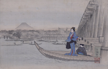 富士十二景両国橋下