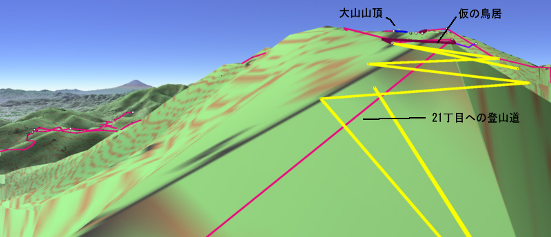 二十丁目富士見台からのカシバード画像