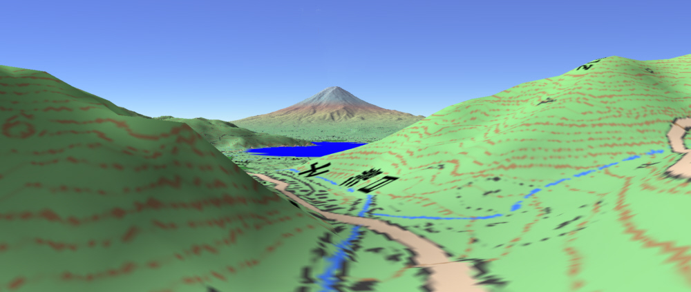 上記地点からのカシミール画像①