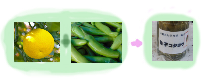 「柚子＋唐辛子」＝柚子胡椒