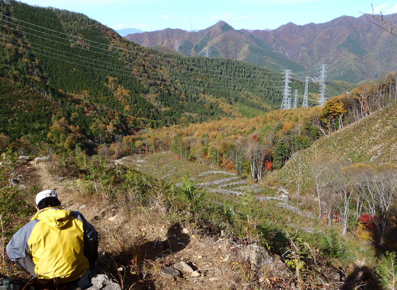 登山口ポストのうえから