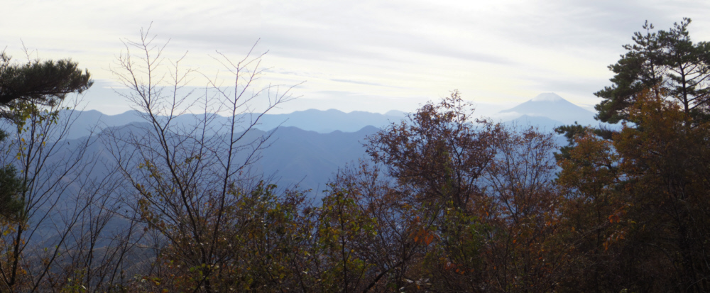 見晴台・犬目丸からの富士山方向の眺め