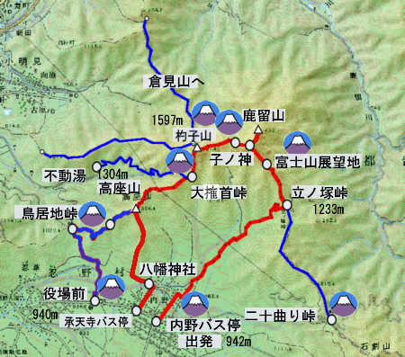 �x�m�R�W�]�̎R�A�ێq�R�E�����R�̓o�R�R�[�X