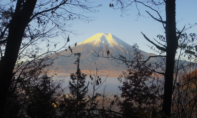 忍野村からの富士山