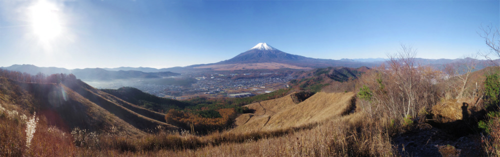 高座山からの富士山0808