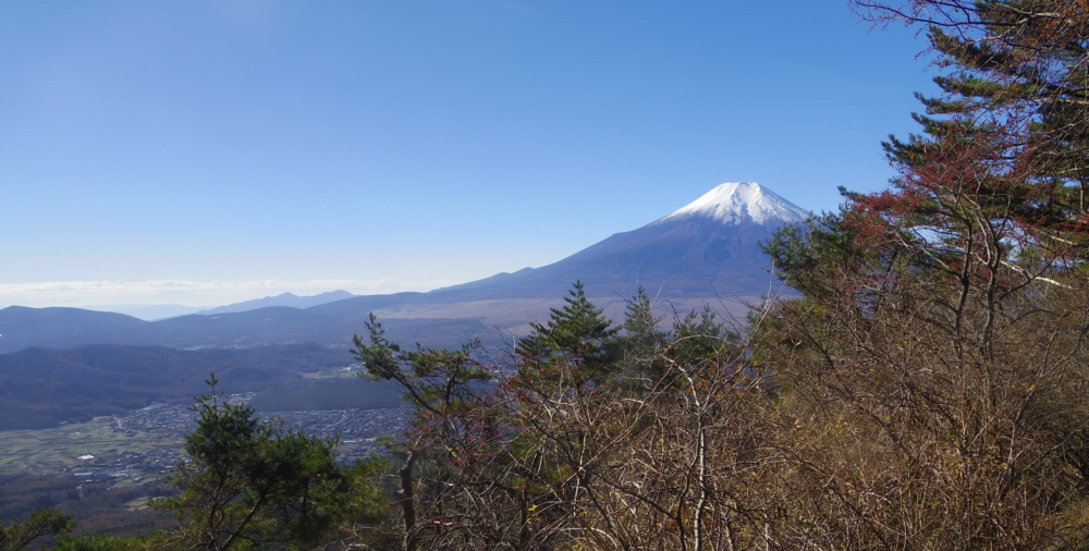 杓子山からの富士山
