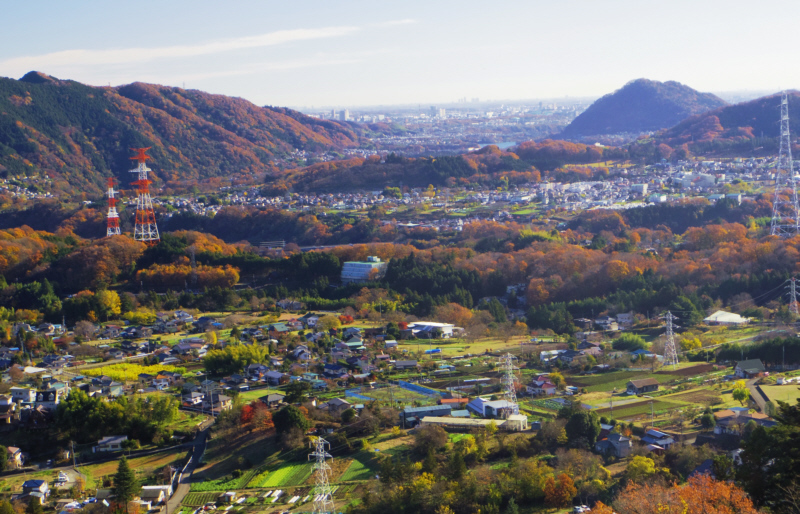 �R�̊Ԃ̉��ɒ��c�s