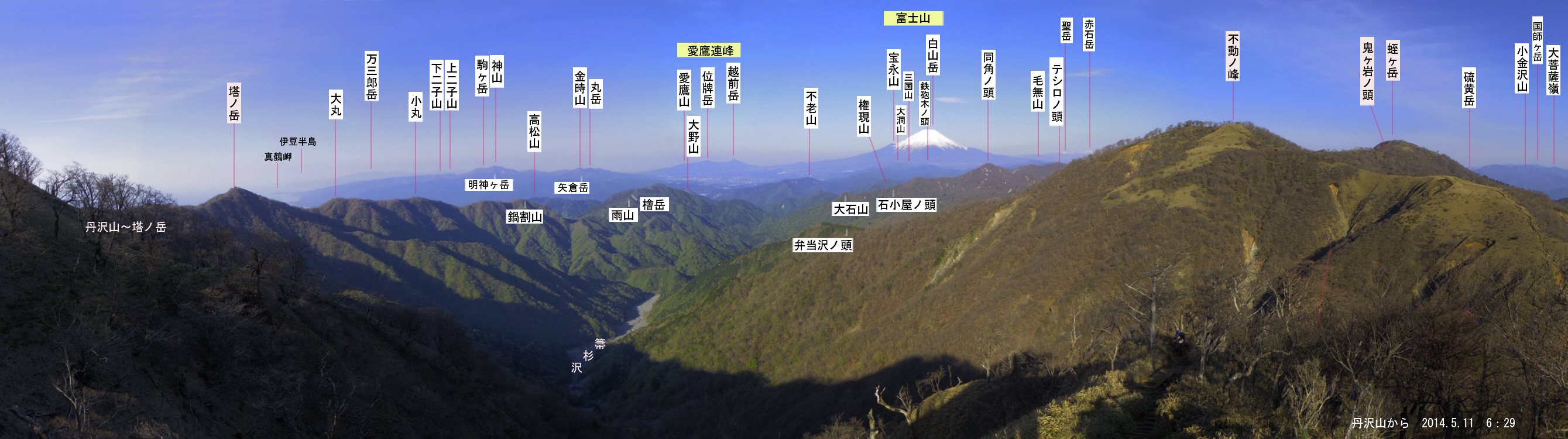 �O��R�R������3�����ɂ���x�m�R�W�]�ꏊ����̕x�m�R�������W�]�̎R������