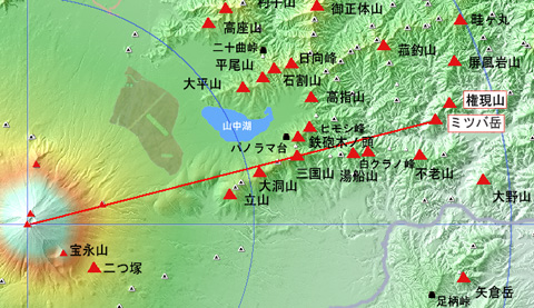 �x�m�R�ƃ~�c�o�x�̒n�}