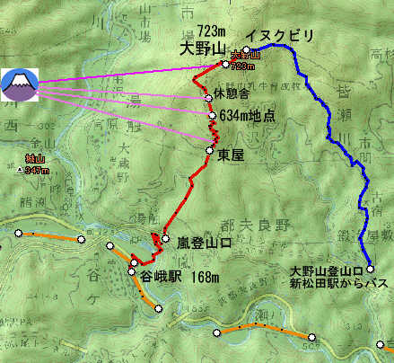 ���R�o�R���[�g�̒n�}