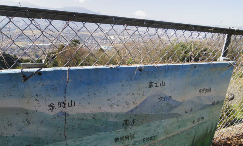 見晴台の山座同定板