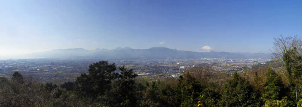 曽我山見晴台からの富士山