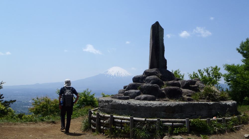 足柄城址からの富士山