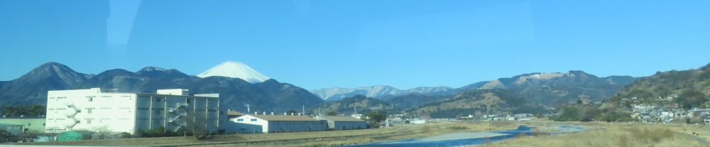バスからの富士山