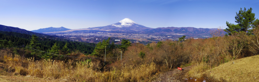 足柄城址展望地の手前からの富士山