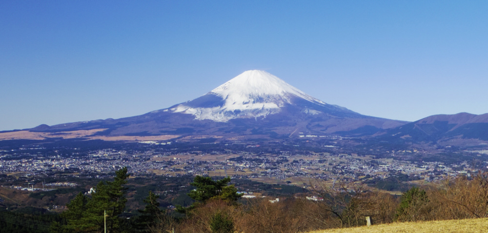 足柄城址展望地からの富士山