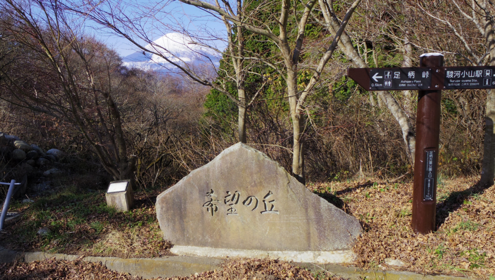 希望の丘からの富士山