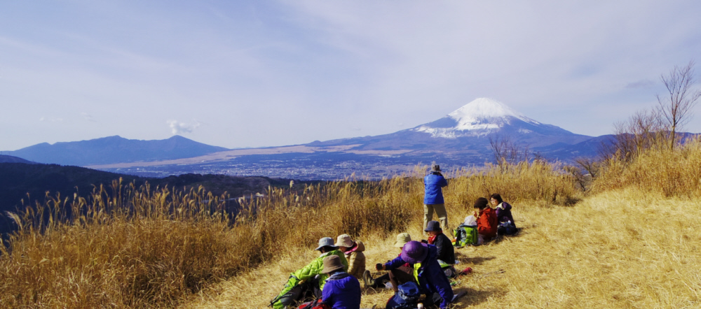 矢倉岳山頂からの富士山