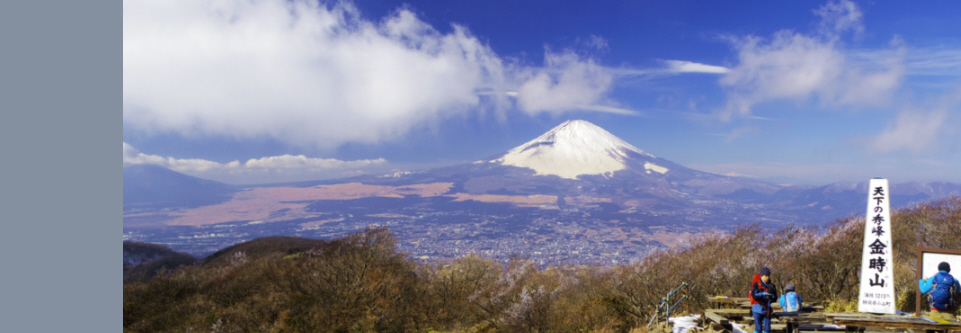 金時山からの富士山　11：35