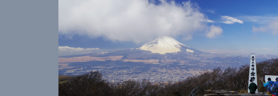 金時山からの富士山　11：36