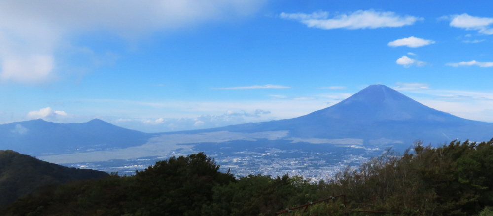 金時山からの富士山と愛鷹連峰