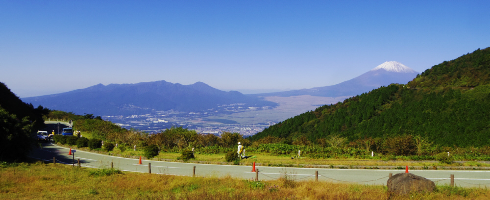 箱根芦ノ湖展望台からの富士山