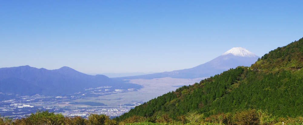 箱根芦ノ湖展望台からの富士山