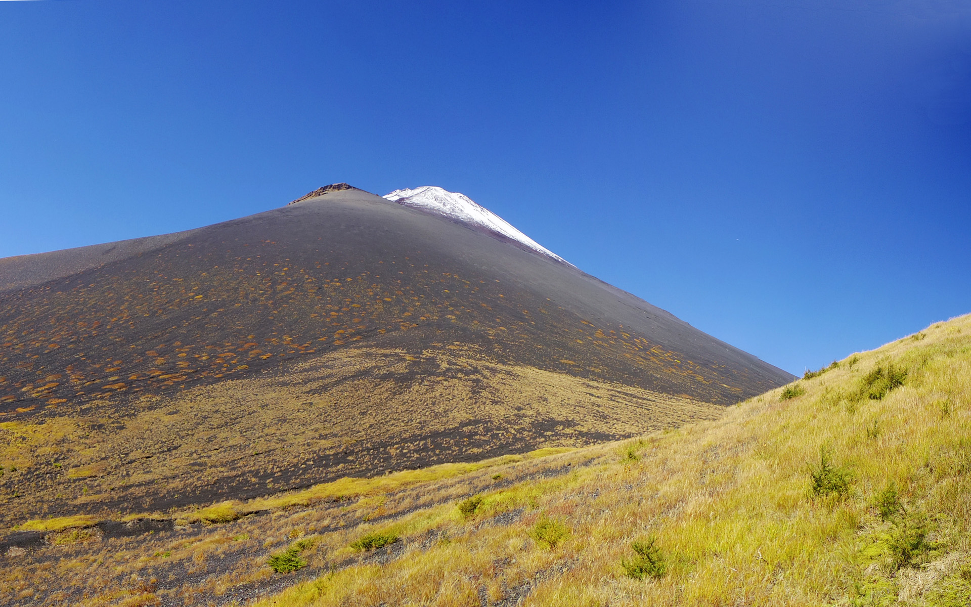 ��c�ˏ�˂̉��蓹����̕�i�R�ƕx�m�R