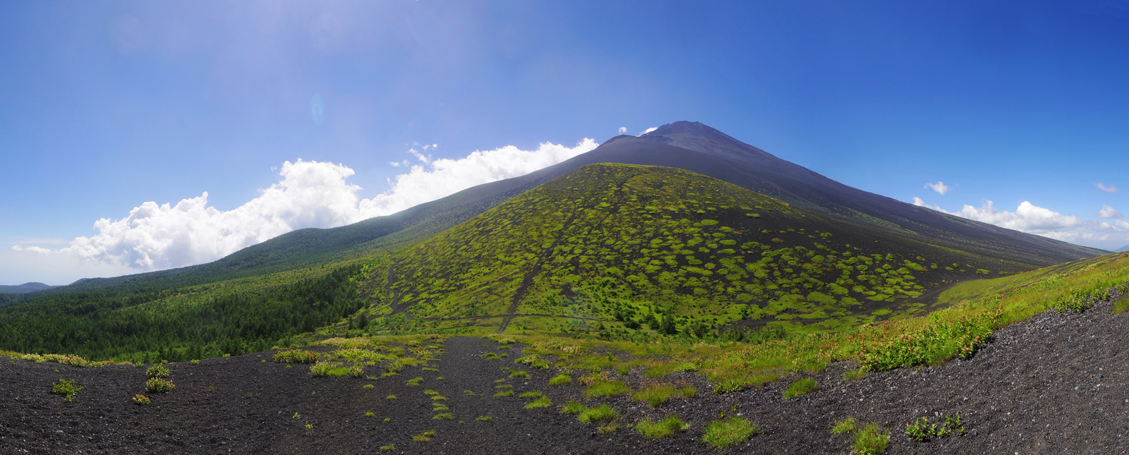 ��c�ˉ��ˎR���t�߂���̓�c�ˏ�˂ƕ�i�R�ƕx�m�R