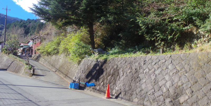 県道を進みます
