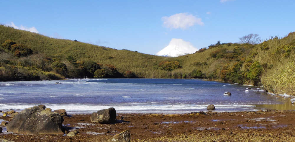 氷ヶ池からの富士山