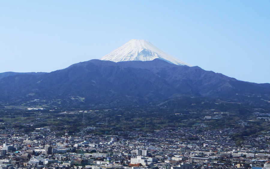 香貫山展望台からの富士山　壁紙用