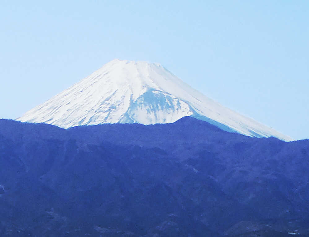 香貫山展望台からの富士山