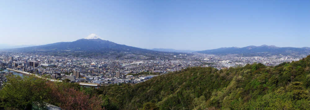 香貫山展望台からの富士山