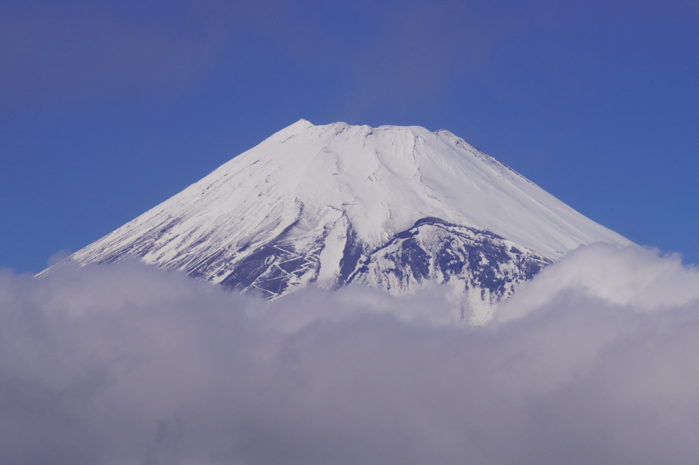 富士見台からの富士山山頂部