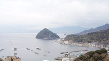 発端丈山見晴台からの富士山がいない光景